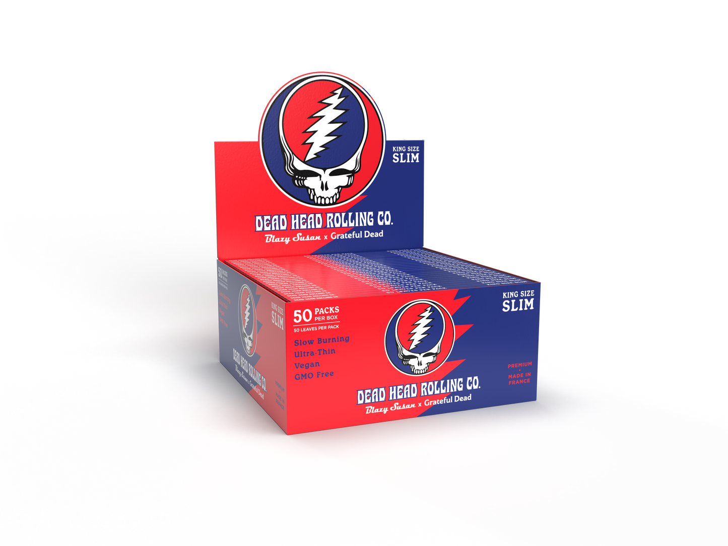 Dead Head Rolling Co - Rolling Papers, King Size Slim Booklet **DISCONTINUED**