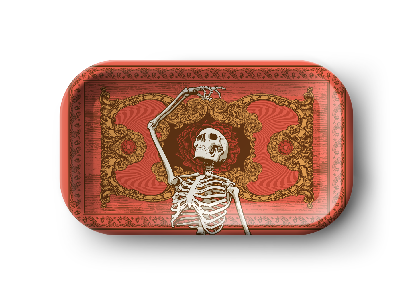 Dead Head Rolling Co - Tin Rolling Tray - Medium **DISCONTINUED**