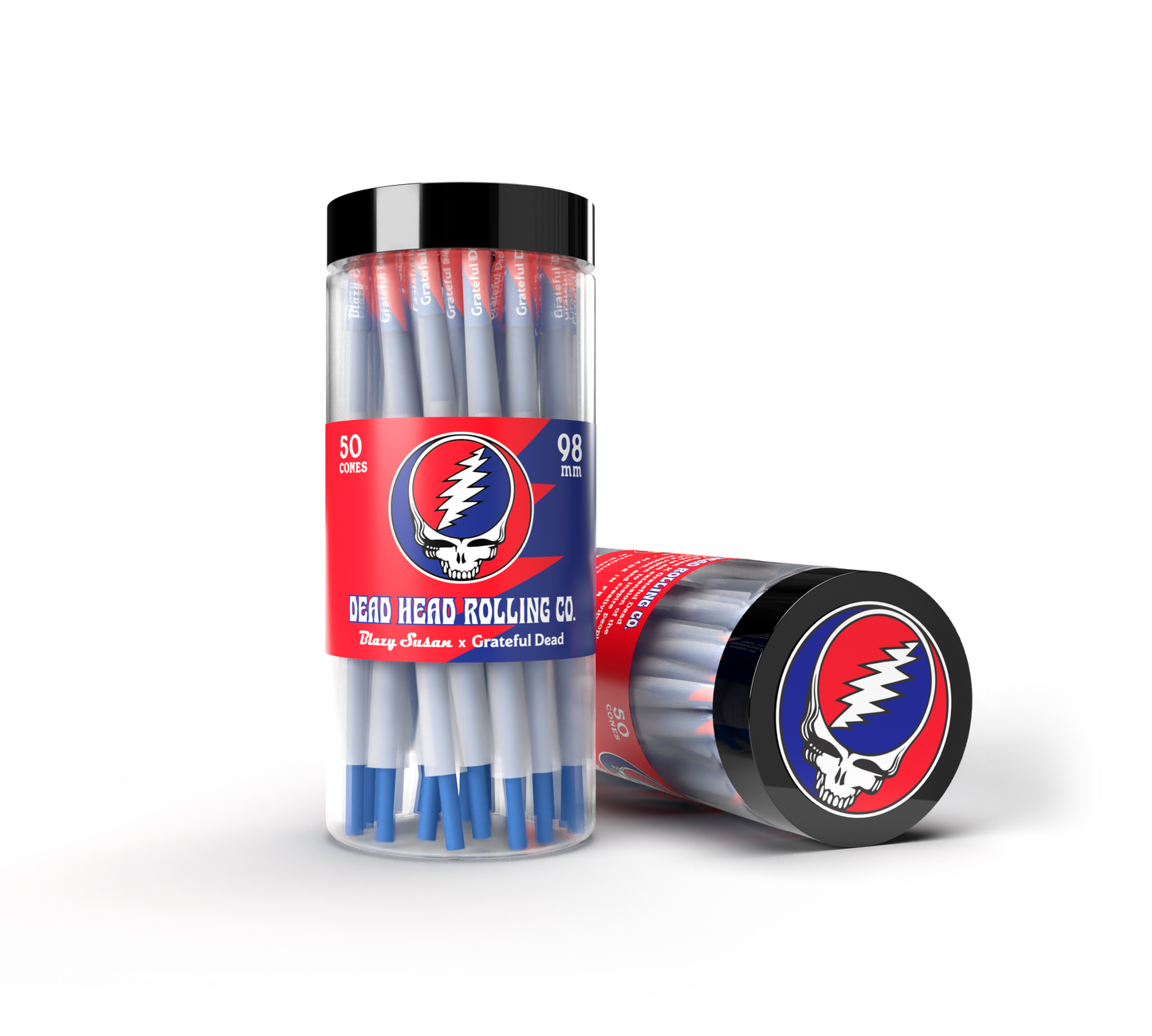 Dead Head Rolling Co - 50 Count 98mm Cones **DISCONTINUED**
