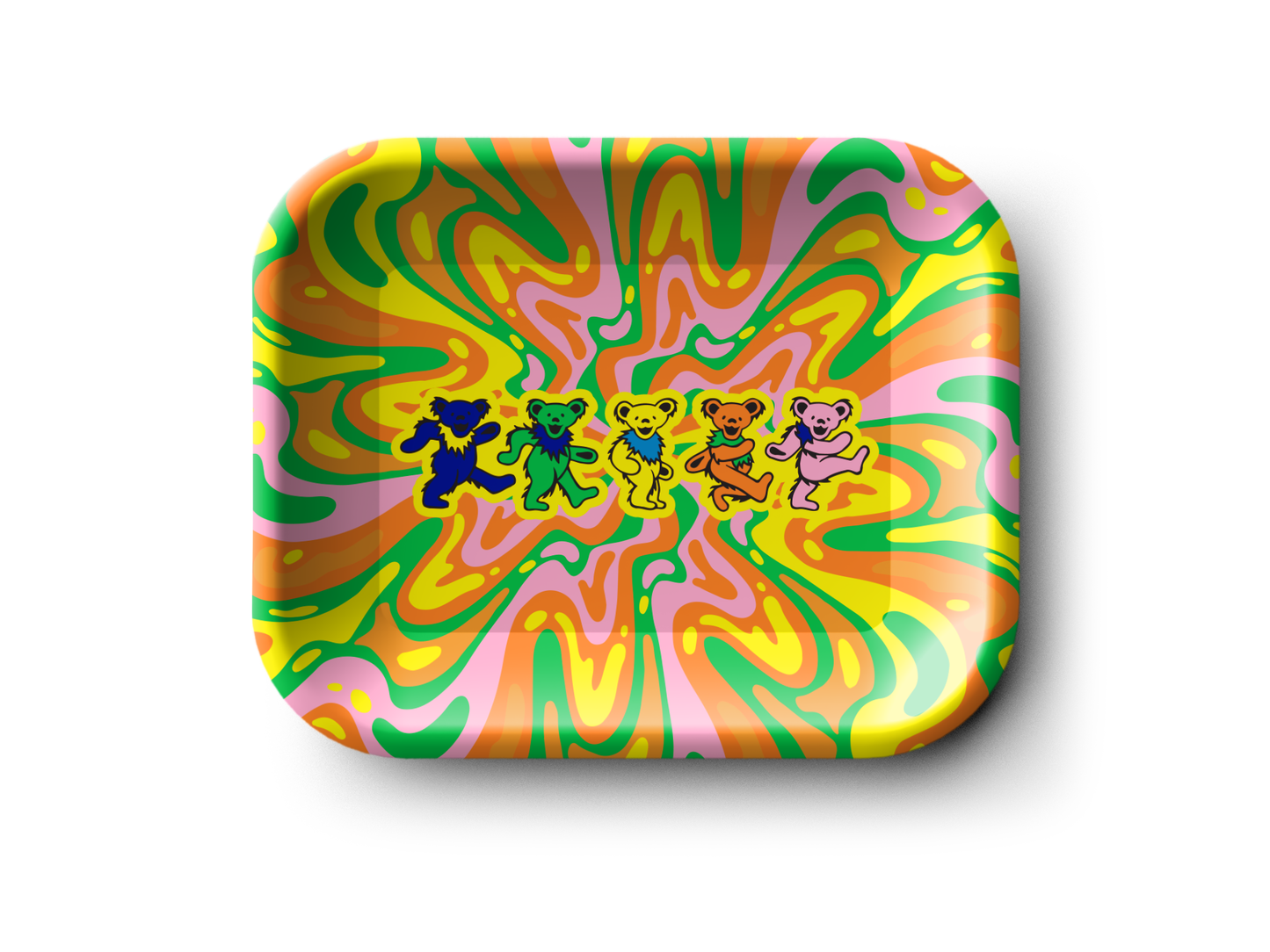 Dancing Bears - Tin Rolling Tray - Small **DISCONTINUED**