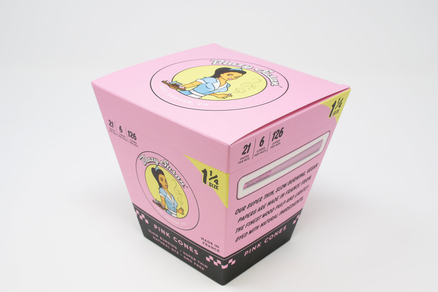 Blazy Susan - Pink Cones - 1 1/4” 6pk **DISCONTINUED**