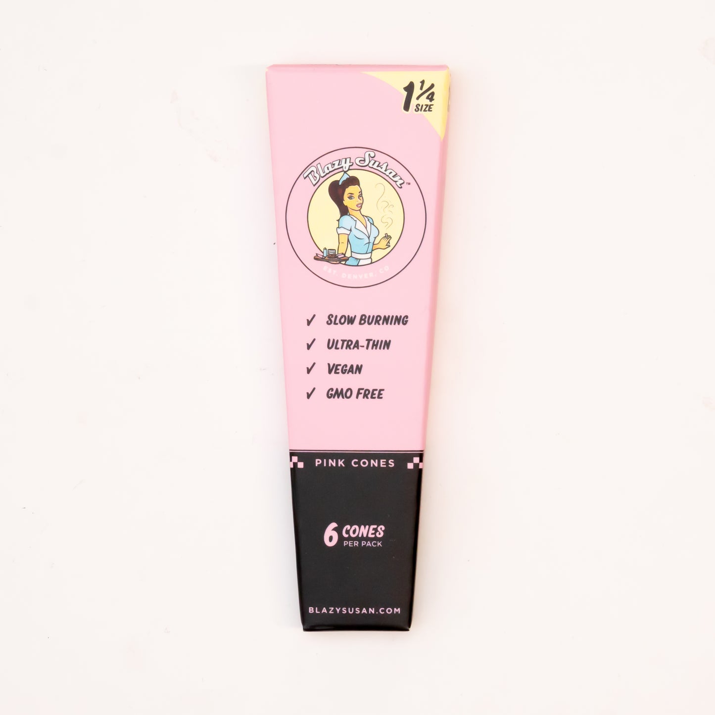Blazy Susan - Pink Cones - 1 1/4” 6pk **DISCONTINUED**
