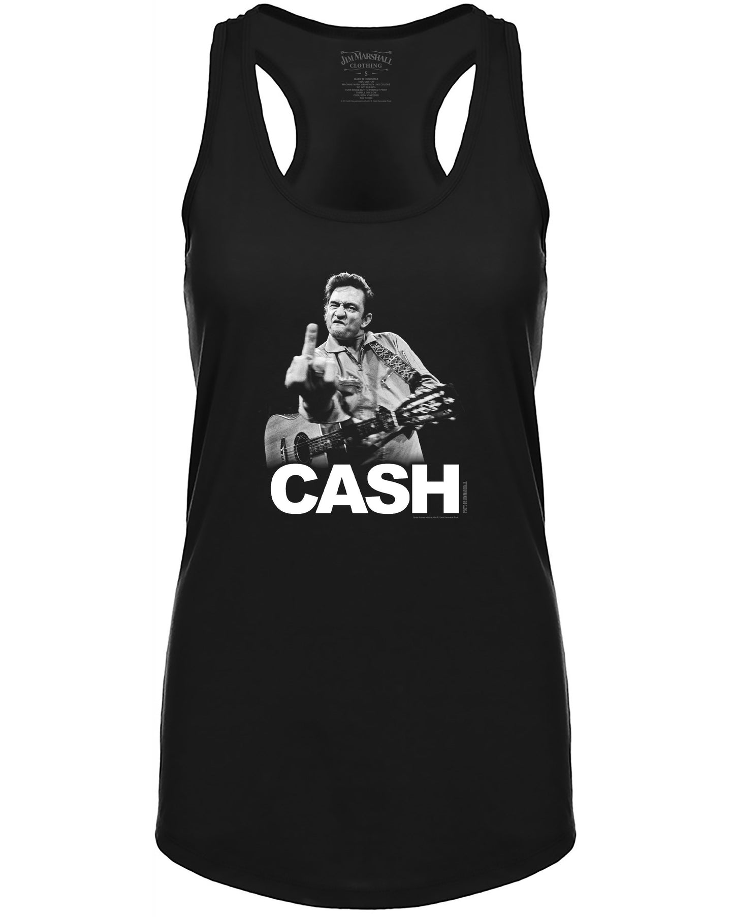 JMC-1013(B) - Johnny Cash - The Bird - Ladies Tank