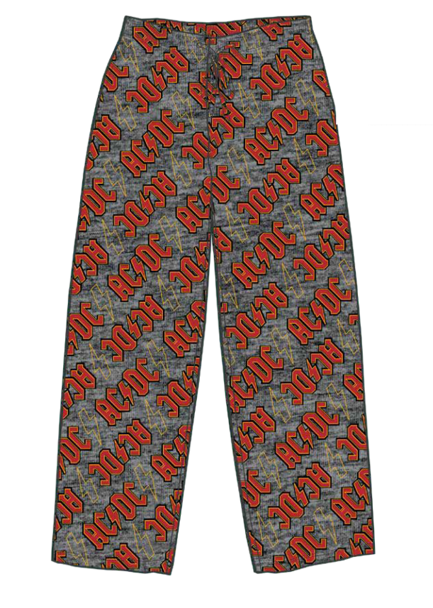 MJC-9003 - AC/DC Lightning Slant Lounge Pants  **LIMITED RELEASE**