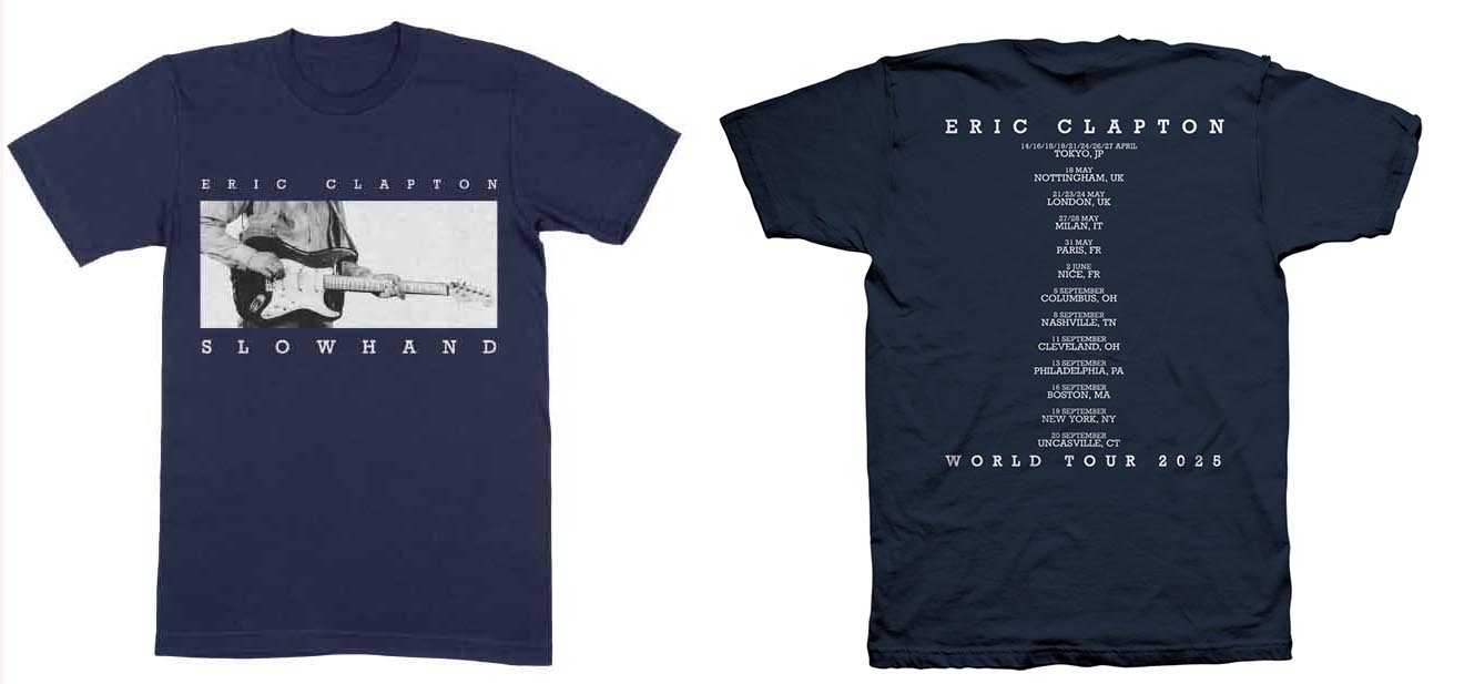 CLP-1003 - Eric Clapton - Slowhand Tour Tee 2025
