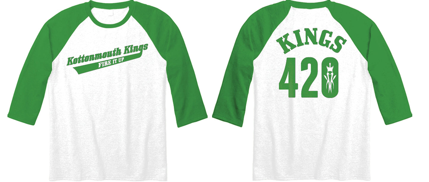 KMK-1042 - Kottonmouth Kings - 4:20 Baseball Jersey  **DISCONTINUED**