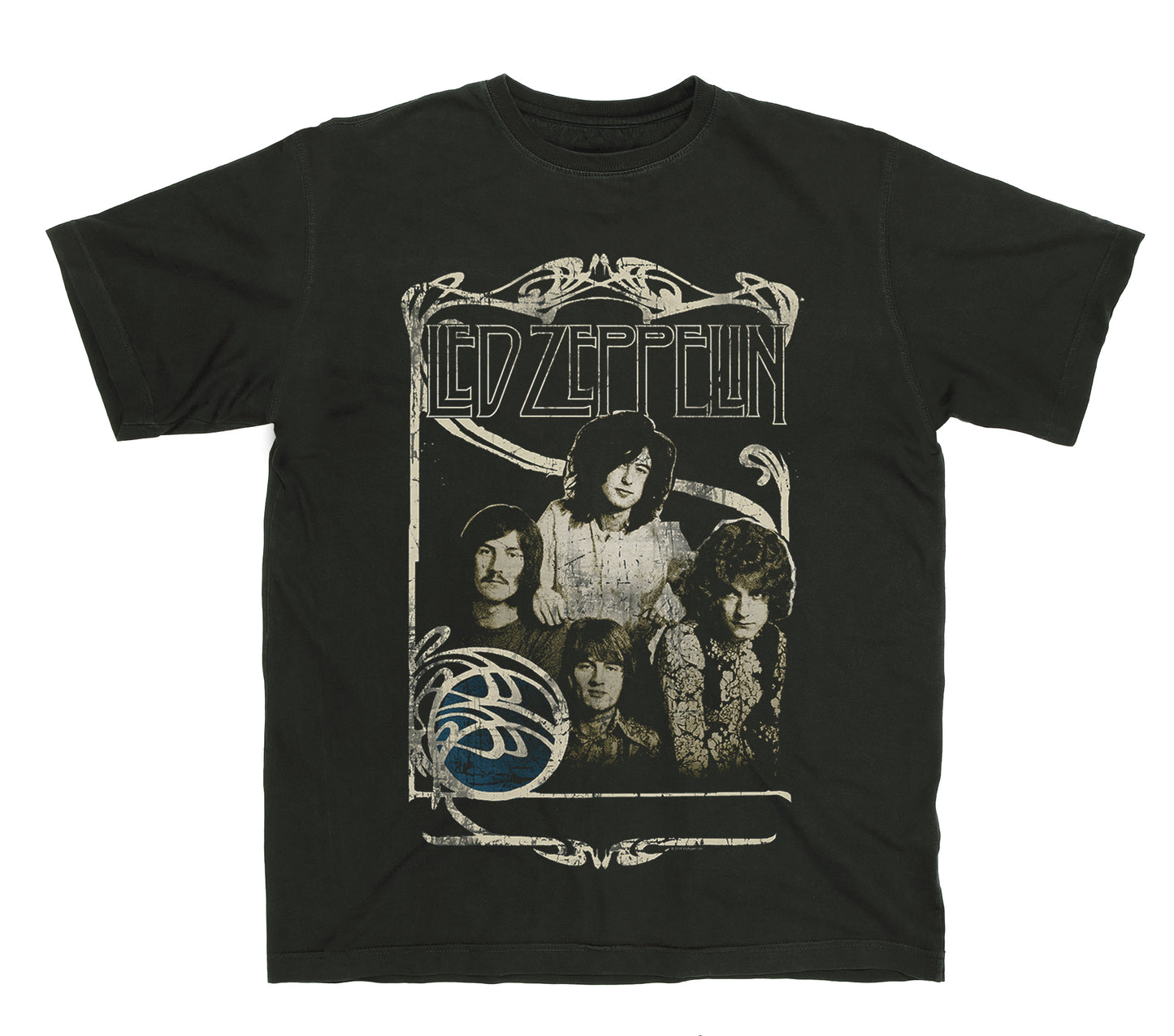 LDZ-1010b - Led Zeppelin -1969 Band Promo Photo  (Black)