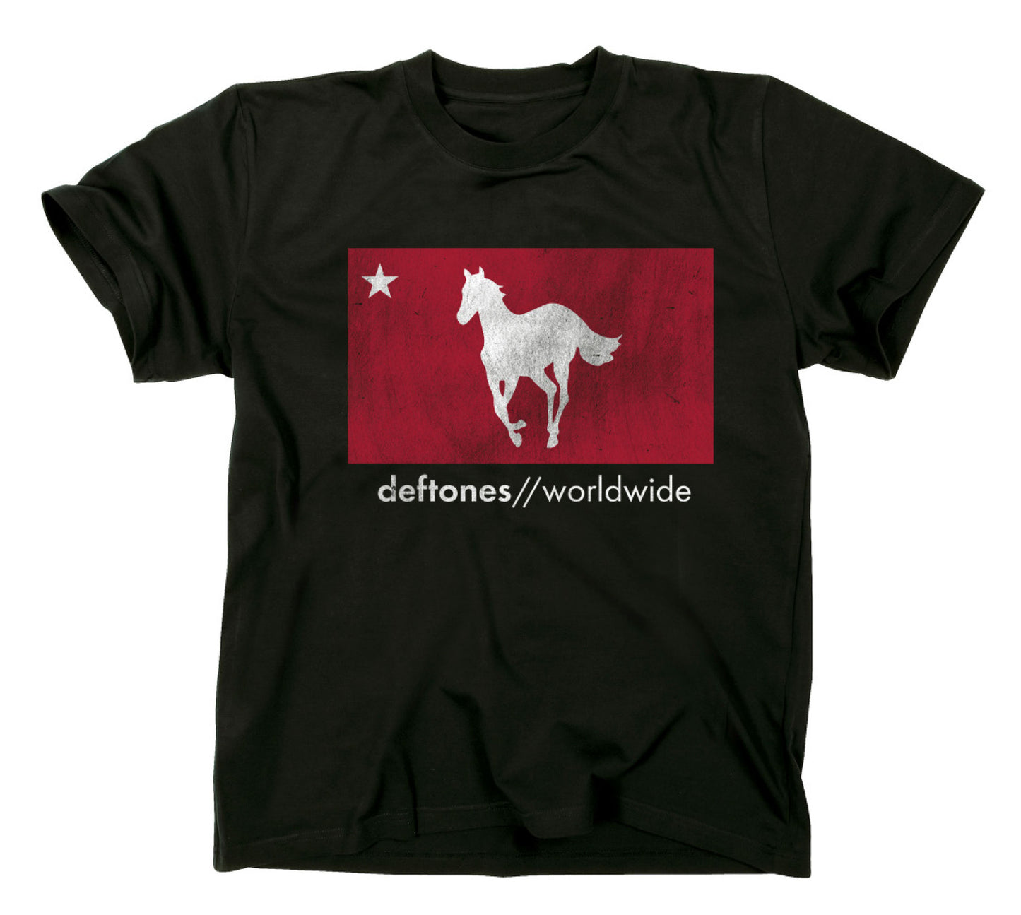 MAN-DEF-1002 - Deftones - Distressed White Pony Express