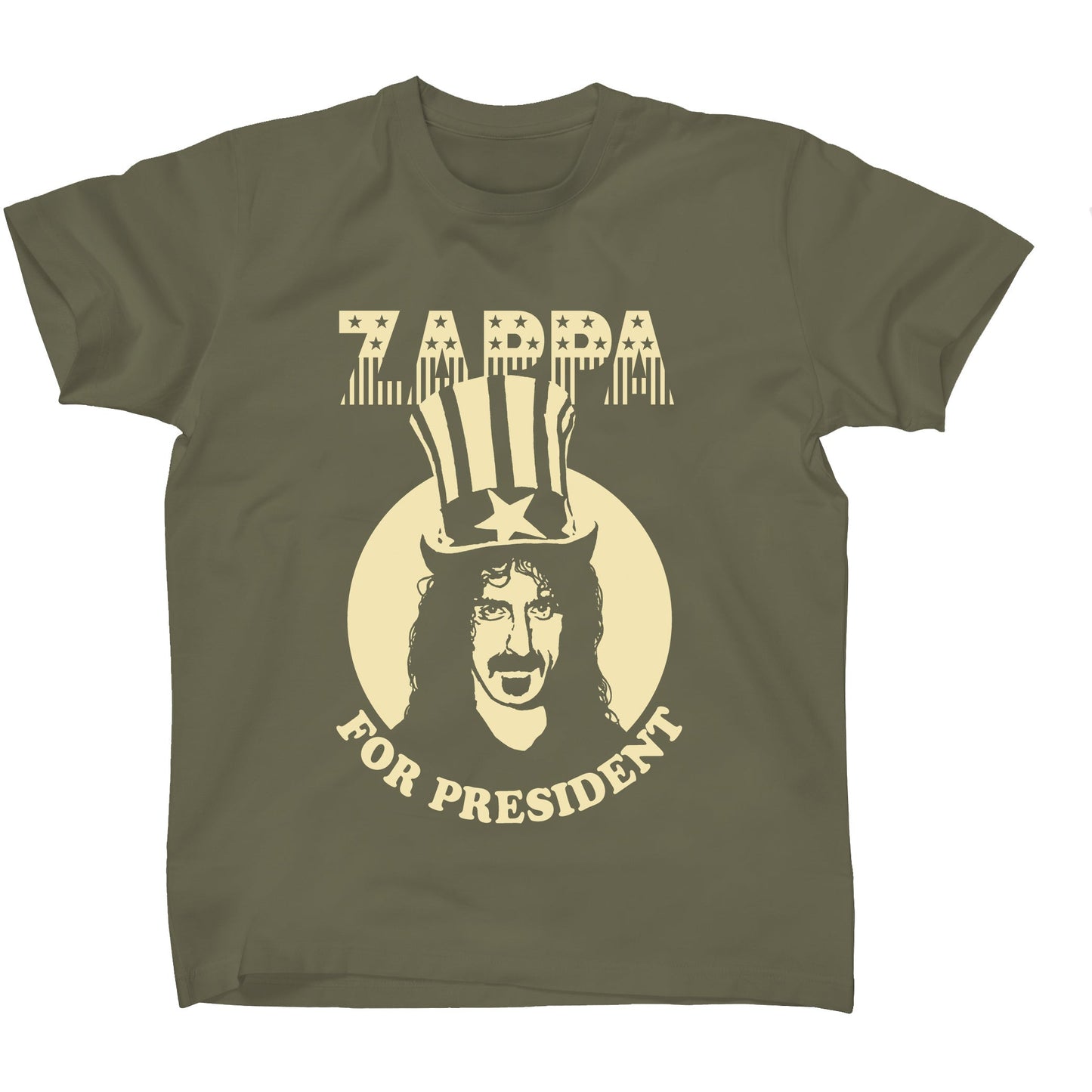 ZAP-1040 - Frank Zappa - For President (Military Green)