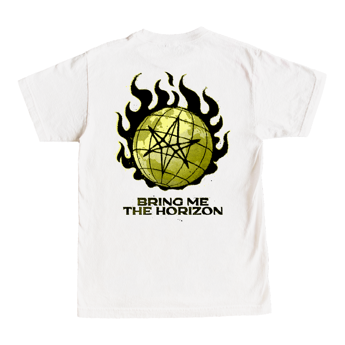 BMH-1002 - Bring Me The Horizon - Flames White ** DISCONTINUED **