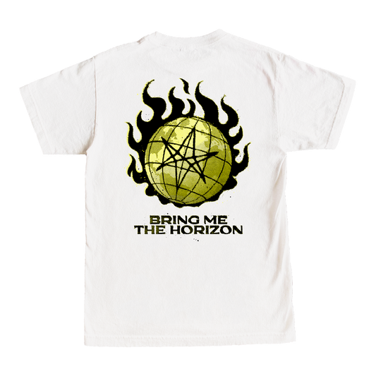 BMH-1002 - Bring Me The Horizon - Flames White ** DISCONTINUED **